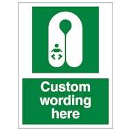 Custom Infants Lifejacket Sign