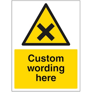 Custom Irritant Sign
