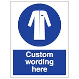 Custom Labcoat Sign