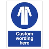 Custom Labcoat Sign