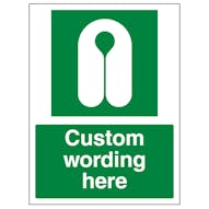 Custom Lifejacket Sign