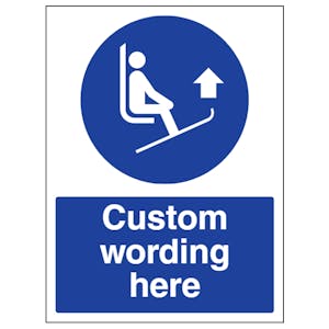 Custom Lift Ski Tips Sign