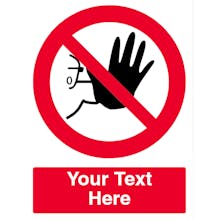 Custom No Admittance Sign