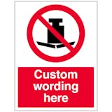 Custom No Heavy Load Sign