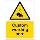Custom Overhead Load Sign