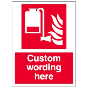 Custom Portable Foam Applicator Unit Sign