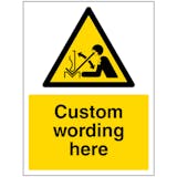 Custom Rapid Moving Equipment Sign