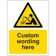 Custom Rapid Moving Equipment Sign