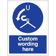 Custom Release Falls In Launch Sequence Sign