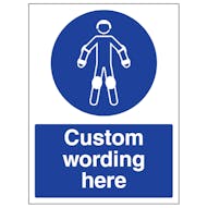 Custom Roller Sport Equipment Sign