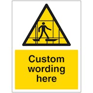 Custom Scaffolding Sign