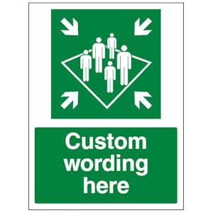 Custom Shipboard Assembly Point Sign