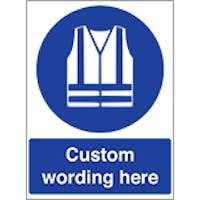 Custom Hi Viz Signs