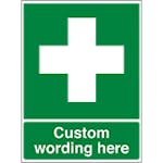Custom First Aid Signs