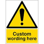 Custom ISO Warning Signs