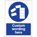 Custom Stack Correctly Sign