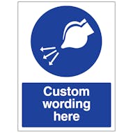 Custom Start Air Supply In Launch Sequence Sign
