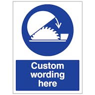 Custom Use Adjustable Guard Sign