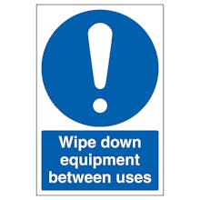 Wipe Down Equipment Between Uses