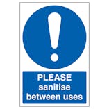 Please Sanitise Between Uses