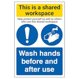 Shared Workspace/Wash Hands