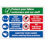 Protect Customers and Staff - Sanitise Your Hands