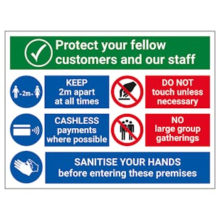 Protect Customers and Staff - Sanitise Your Hands