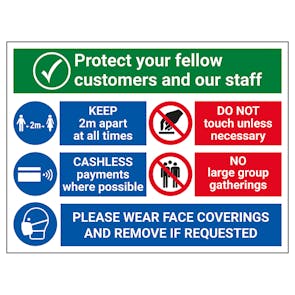 COVID-Secure Retail Signs | Infection Control Essentials | Safety Signs