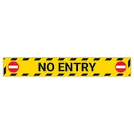 No Entry Temporary Floor Sticker