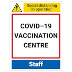 COVID-19 Vaccination Centre - Staff
