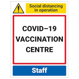 COVID-19 Vaccination Centre - Staff