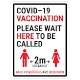 COVID-19 Vaccination - Please Wait Here 2M