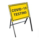 COVID-19 Testing Stanchion Frame