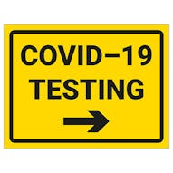 COVID-19 Testing - Arrow Right