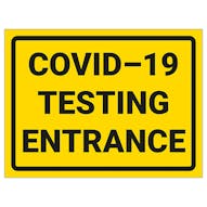 COVID-19 Testing Entrance