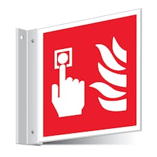 Fire Alarm Call Point Corridor Sign 