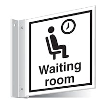 Waiting Room Corridor Sign 