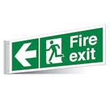 Fire Exit Left/Right Corridor Sign - Landscape