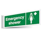 Emergency Shower Corridor Sign 