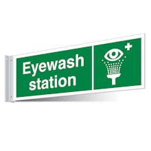 Eyewash Station Corridor Sign - Landscape