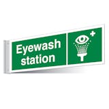 Eyewash Station Corridor Sign - Landscape