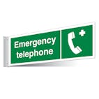 Emergency Telephone Corridor Sign - Landscape