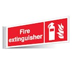 Fire Extinguisher Corridor Sign - Landscape