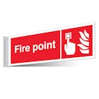 Fire Point Corridor Sign - Landscape