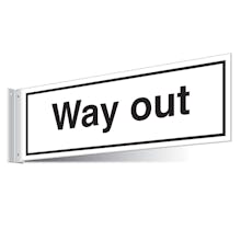 Way Out Corridor Sign 