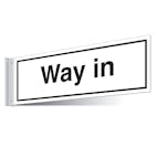 Way In Corridor Sign 