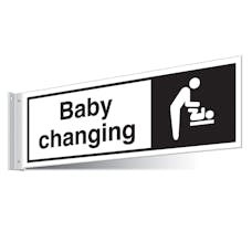 Baby Changing Facilities Corridor Sign - Landscape