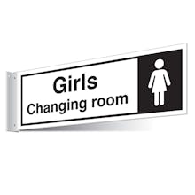 Girls Changing Room Corridor Sign 