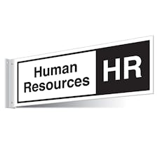 Human Resources Corridor Sign