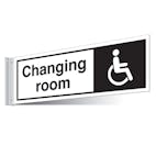 Disabled Changing Room Corridor Sign 